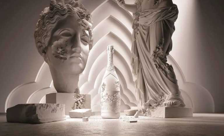 Moët & Chandon limited-edition bottles designed by Daniel Arsham