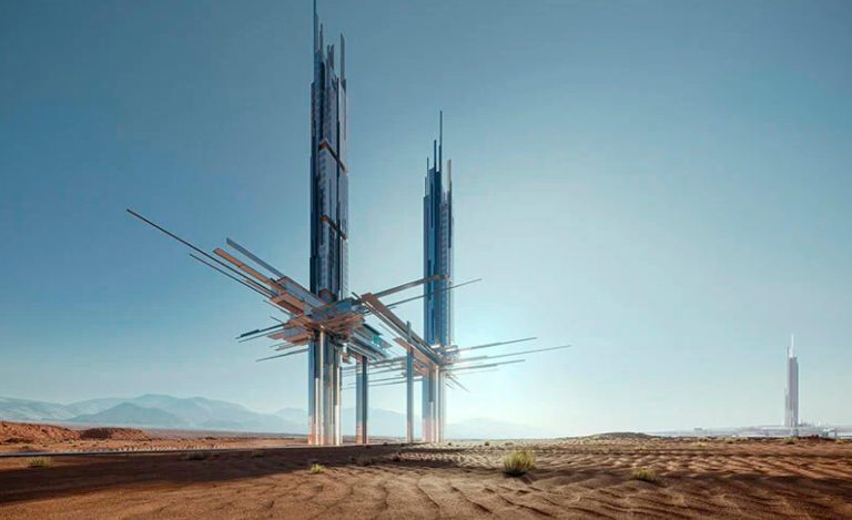 Ultra-futuristic towers