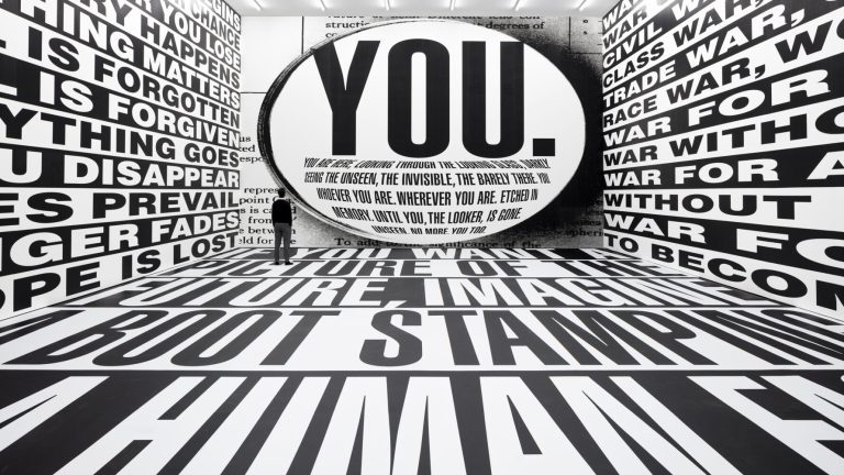 Barbara Kruger at the Serpentine_hube