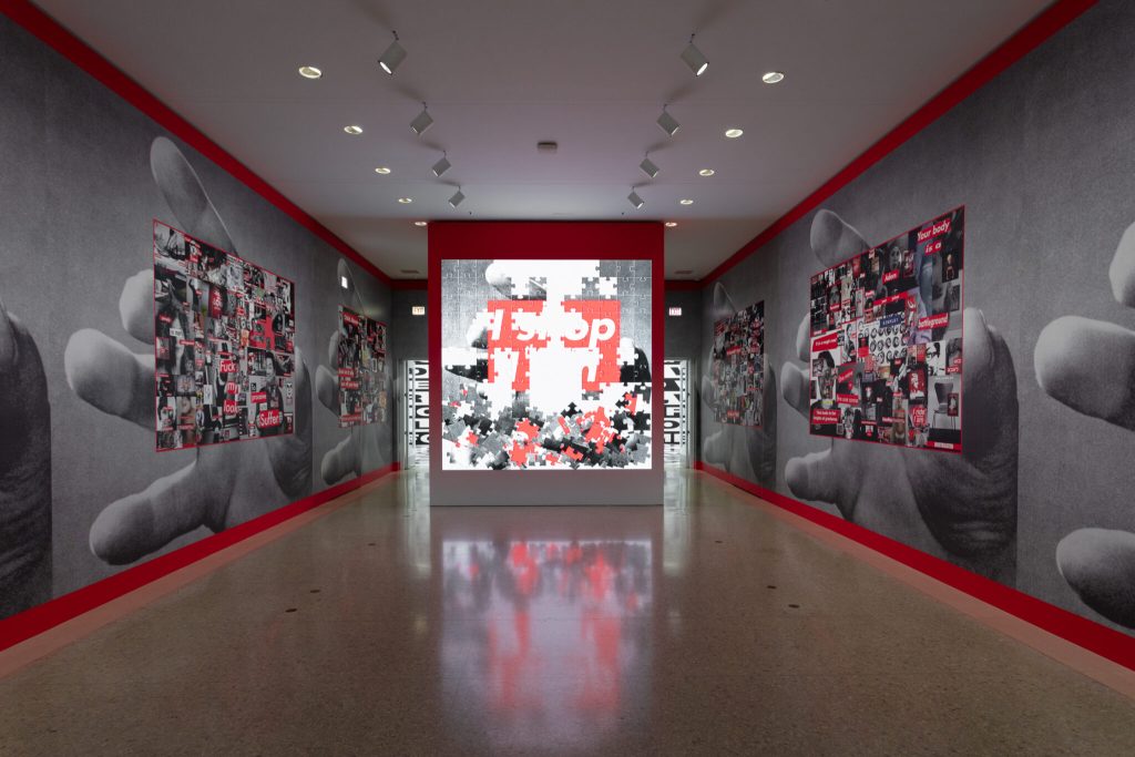 BARBARA KRUGER
THINKING OF YOU, I MEAN ME, I MEAN YOU Installation view, The Art Institute of Chicago - AIC, Chicago, September 19, 2021–January 24, 2022 