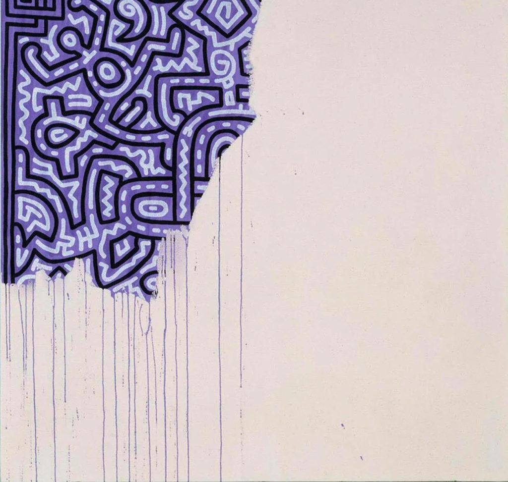 KEITH HARING, Unfinished Painting, 1989
