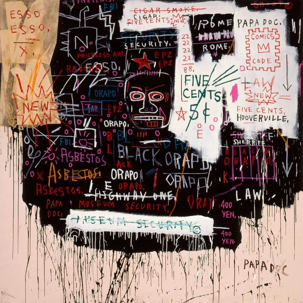 Jean-Michel Basquiat, Museum Security (Broadway Meltdown), 1983
