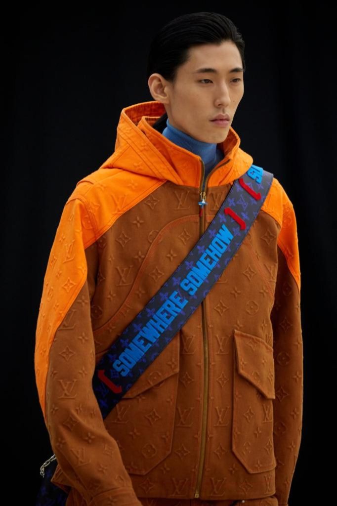 Lola-Abecassis-Sartore-LV-orange-jacket-fittings-runway-mens-collection