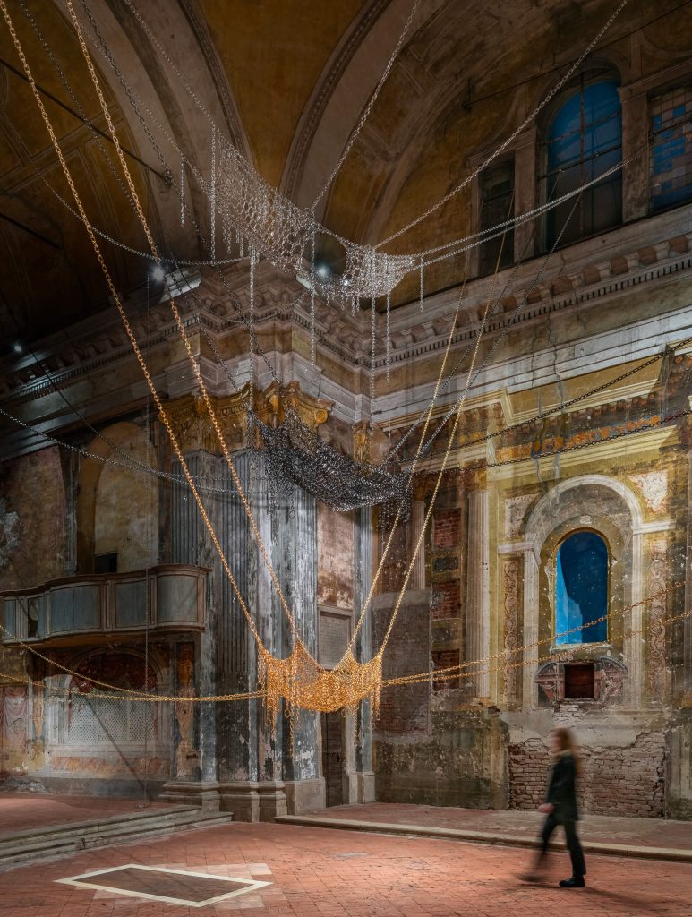 The solo exhibition And Rose by Monica Bonvicini is currently on view at the deconsecrated Church of San Carlo in Cremona-5