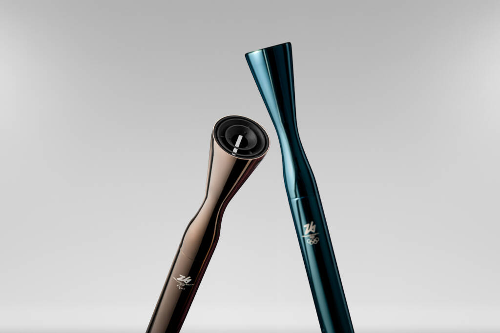 Carlo Ratti unveils torch design for Milano Cortina 2026
