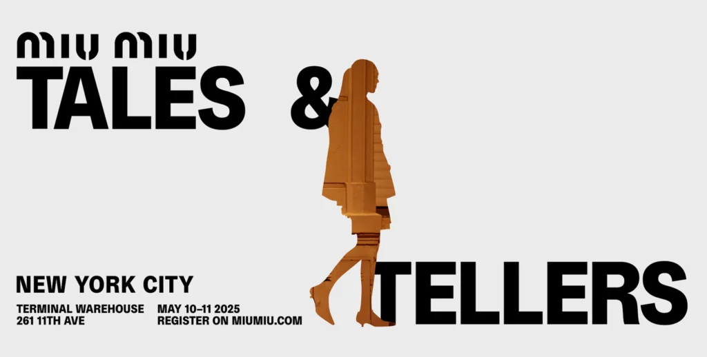 Miu Miu brings Tales & Tellers to Terminal Warehouse 1 Miu Miu brings Tales Tellers to Terminal Warehouse hube
