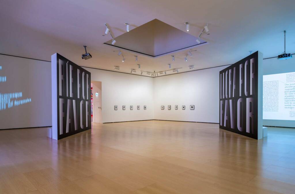Barbara Kruger exhibition takes over Guggenheim Bilbao with language, power, and protest 6 Barbara Kruger exhibition takes over Guggenheim Bilbao with language power and protest hube 09