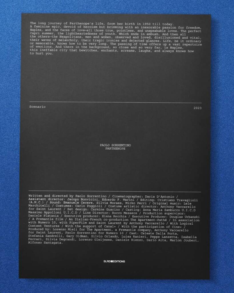 Saint Laurent Editions unveils ‘Parthenope’: a cinematic artbook inspired by Paolo Sorrentino’s latest film 3 Saint Laurent Editions
Saint Laurent Babylone