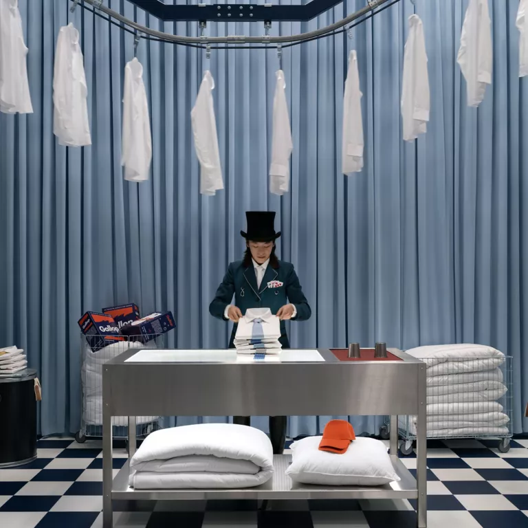 Step inside the Hermès installation that turns sleuthing into art 1 hermes installation
Mystery at the Grooms