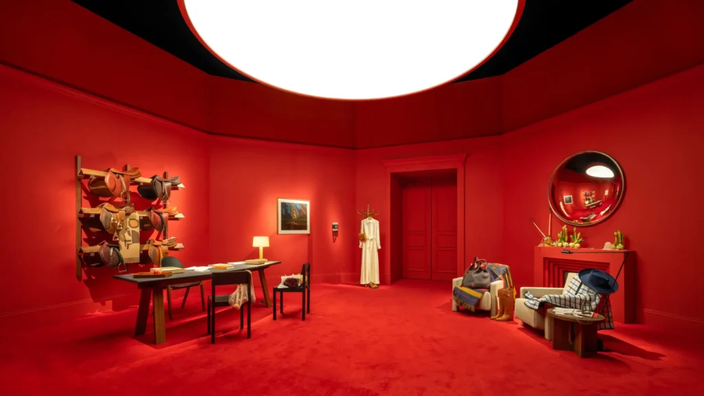 Step inside the Hermès installation that turns sleuthing into art 3 hermes installation
Mystery at the Grooms