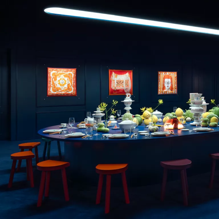Step inside the Hermès installation that turns sleuthing into art 4 hermes installation
Mystery at the Grooms