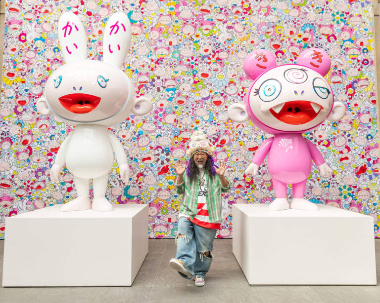 Takashi Murakami installation Stepping on the Tail of a Rainbow
