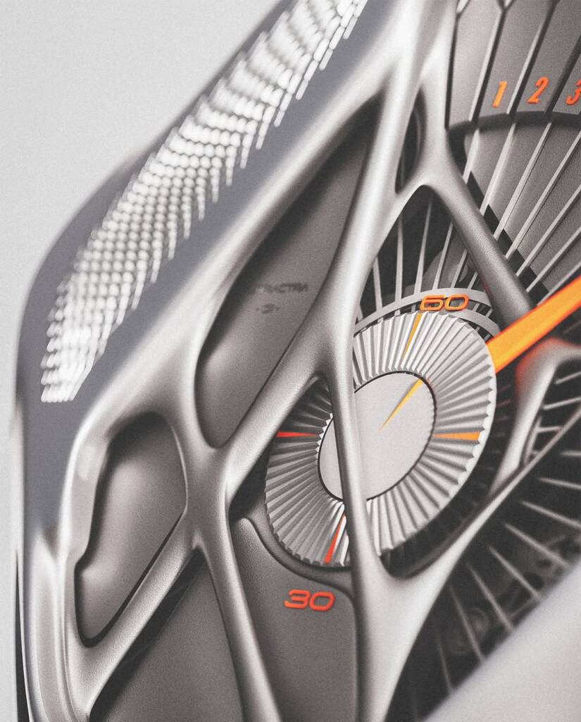 A bold take on watch design: Ayoub Ahmad’s STRACTRA merges nature and technology 5 watch design
3D printed titanium watch
nature as inspiration for design
Ayoub Ahmad