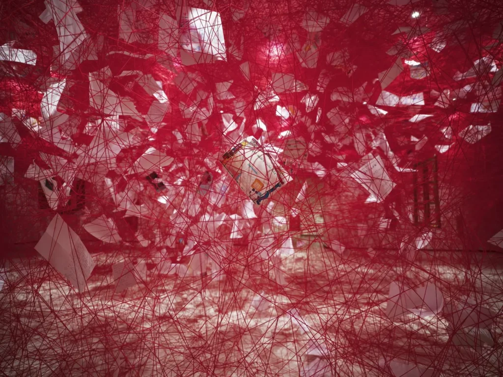 chiharu shiota exhibition memory in art contemporary art about memory Large-scale art installations chiharu shiota interview
