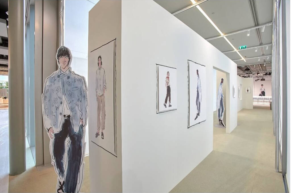 fashion illustrations
showroom installation
collaboration with artists