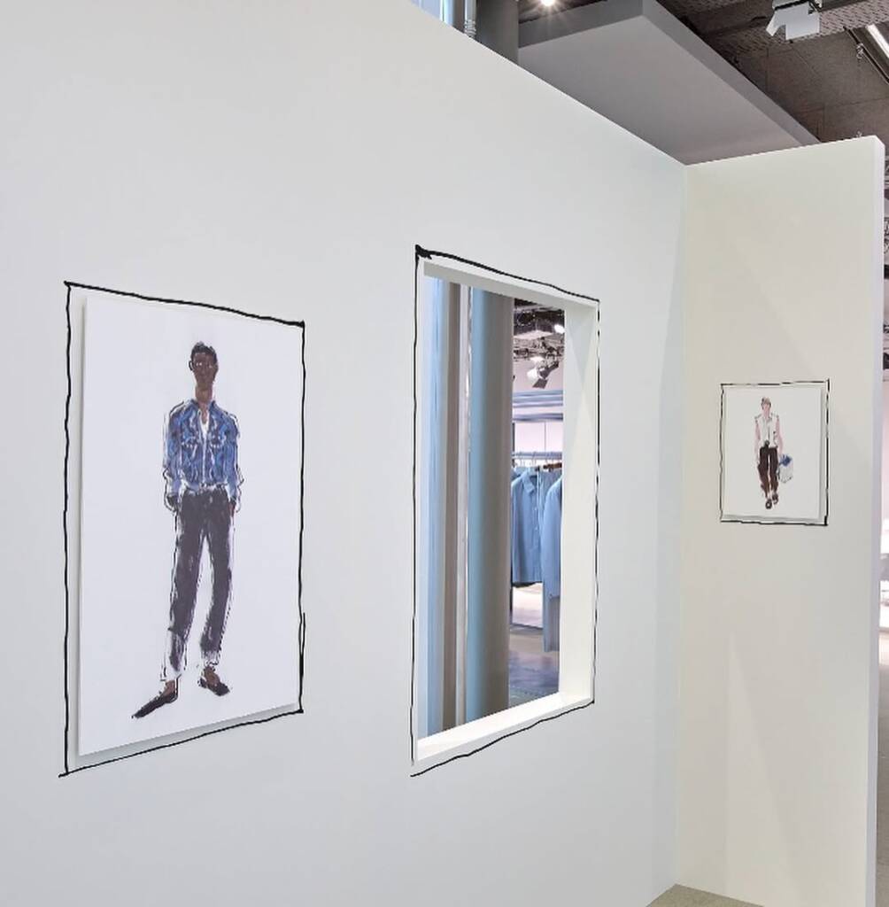 fashion illustrations
showroom installation
collaboration with artists