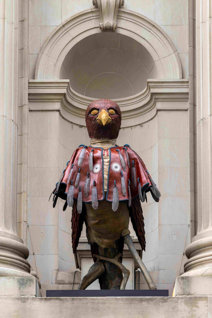 Genesis Facade Commission
jeffrey gibson sculpture
Indigenous art