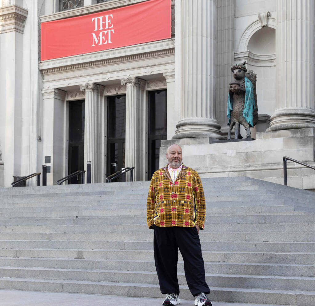 Genesis Facade Commission jeffrey gibson sculpture Indigenous art
