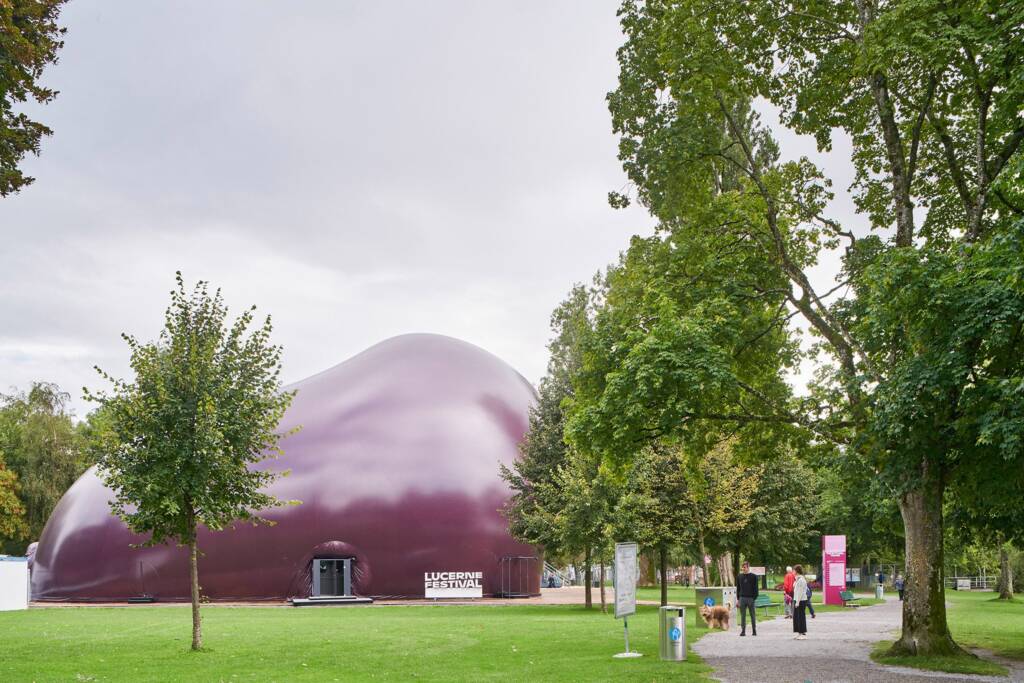 Inflatable architecture lands in Switzerland: Ark Nova by Anish Kapoor and Arata Isozaki at the Lucerne Festival 2025 2 lucerne festival 2025
Ark Nova
inflatable architecture