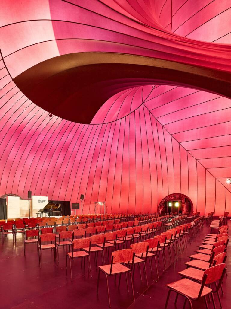 Inflatable architecture lands in Switzerland: Ark Nova by Anish Kapoor and Arata Isozaki at the Lucerne Festival 2025 6 lucerne festival 2025
Ark Nova
inflatable architecture