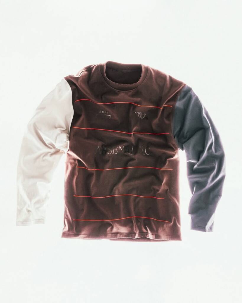 A-COLD-WALL joins forces with football club Arsenal 5 A-COLD-WALL
football club Arsenal
fashion collaboration