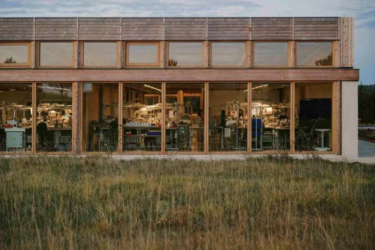 French craftsmanship leather workshop workshop architecture