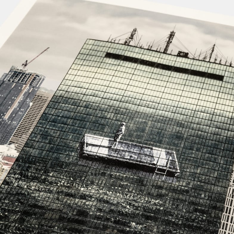 French artist JR revisits the 'Boston skyline' with a new lithograph release 2 French artist JR
Boston skyline
limited edition lithograph