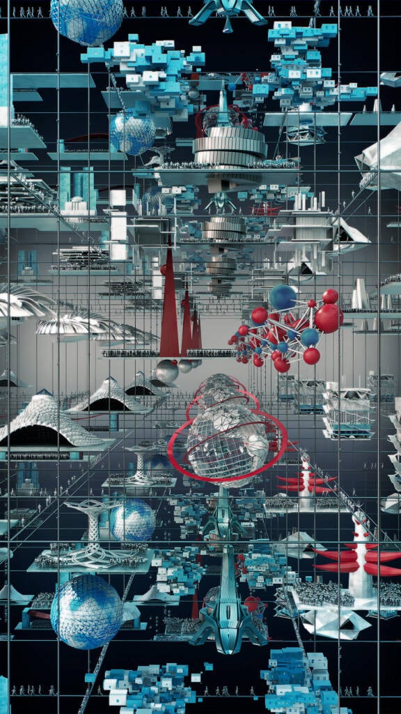 After Utopia: Marco Brambilla on AI, collective dreams, and futuristic imagination 3 Marco Brambilla
retrofuturism
ai-assisted art