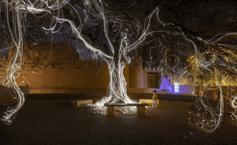 manar abu dhabi 2025 light festival Studio DRIFT public art