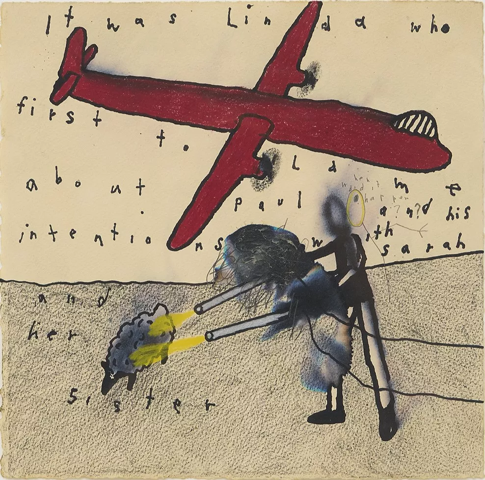 David Lynch's artworks
David lynch paintings