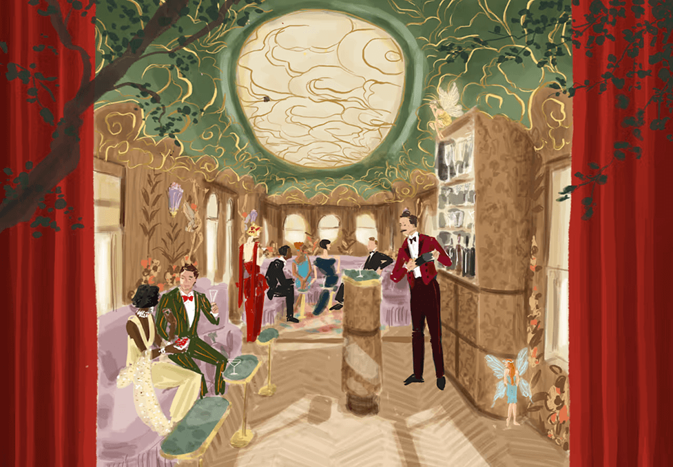 Baz Luhrmann and Catherine Martin designed a cinematic carriage for the Belmond British Pullman 1 Baz Luhrmann
Catherine Martin
Luxury train experience
dining train