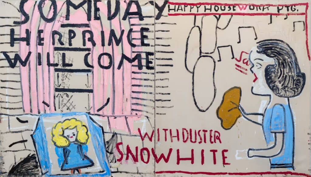 Celebrating Rose Wylie: iconic works by one of Britain's greatest female artists' is now on display 1 Rose Wylie
Rose Wylie The Picture Comes First
famous british female artists