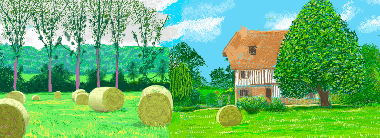 David Hockney exhibition serpentine art gallery thoughts about painting