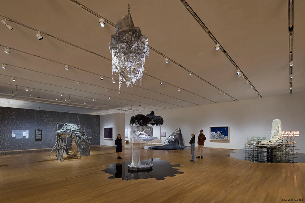 A survey that bridges art, science, and imagination comes together in Lee Bul’s new exhibition at M+ in Hong Kong 2 Lee Bul exhibition
artist lee bul
architectural installations
Cyborg series