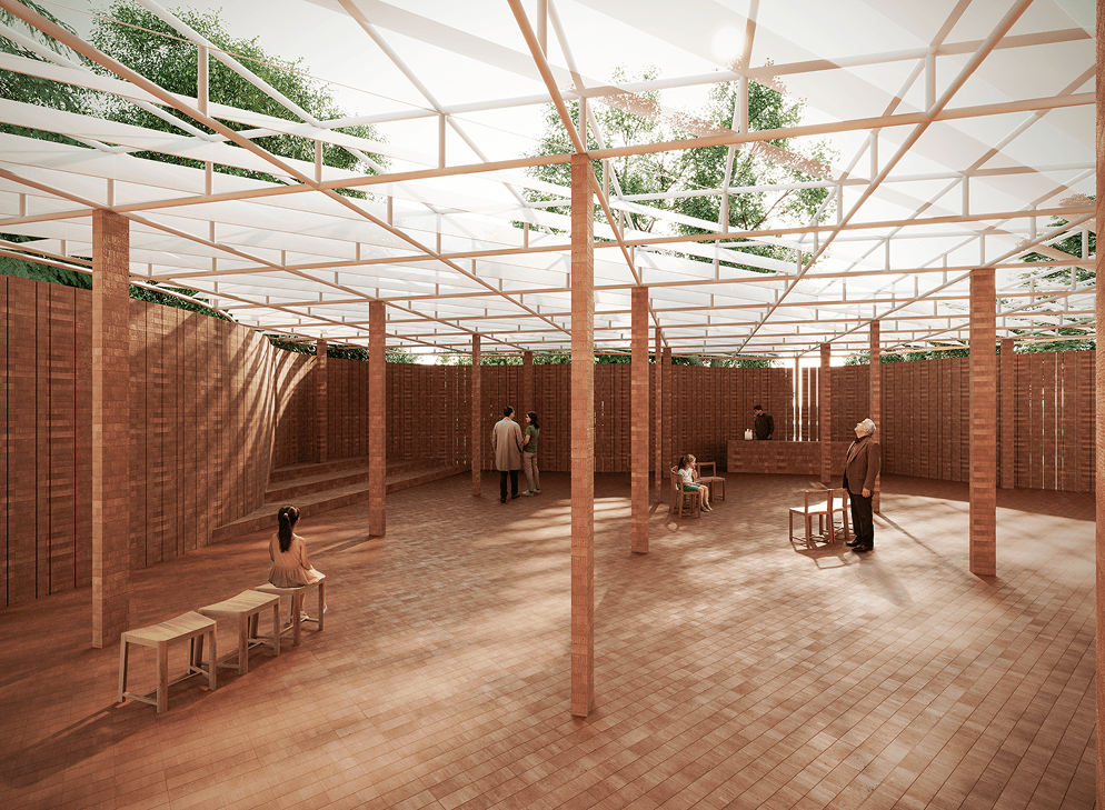 LANZA Atelier for Serpentine: architecture as hope 2 LANZA Atelier
Serpentine Pavilion
serpentine wall