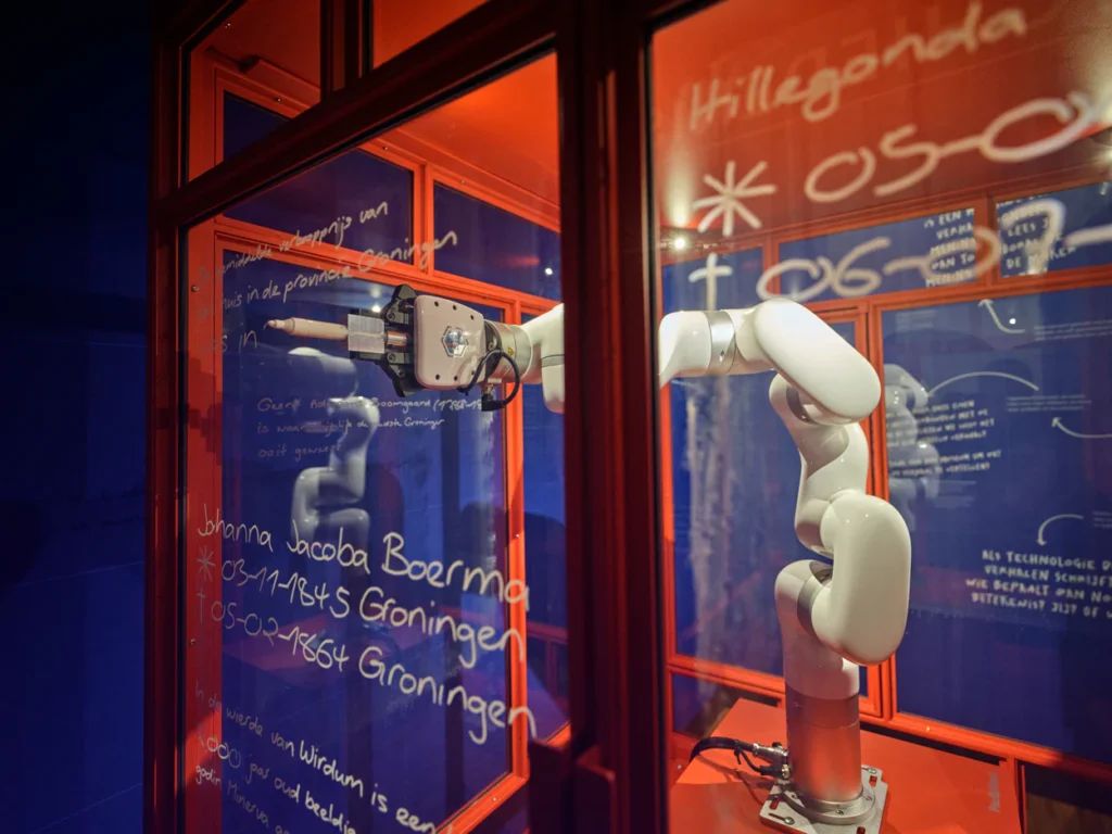 fusion of art and technology
robot arm
Human-like presence