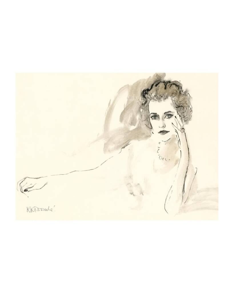 The world of René Bouché: fashion illustration and portraitur comes alive at Acne Paper Palais Royal 7 René Bouché
fashion illustration