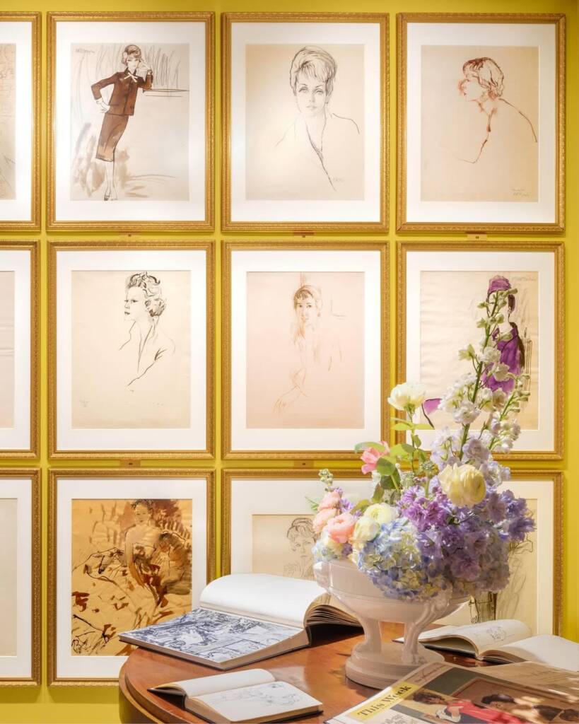 The world of René Bouché: fashion illustration and portraitur comes alive at Acne Paper Palais Royal 2 René Bouché
fashion illustration