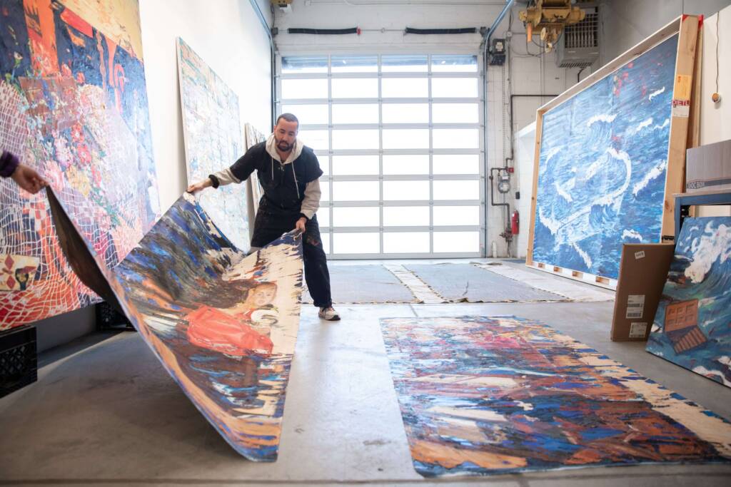 Angel Otero
memory in art
layered painting