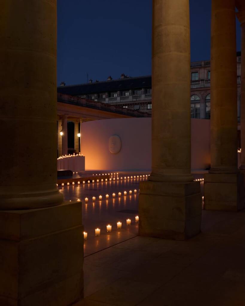 Diptyque candle installation turns Palais-Royal into a dreamlike sanctuary of light and scent 7 Diptyque candle
sensory experience