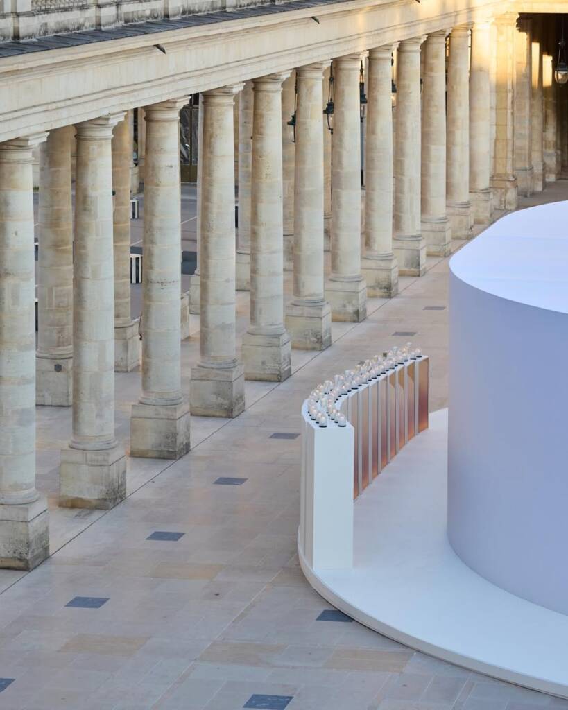 Diptyque candle installation turns Palais-Royal into a dreamlike sanctuary of light and scent 5 Diptyque candle
sensory experience