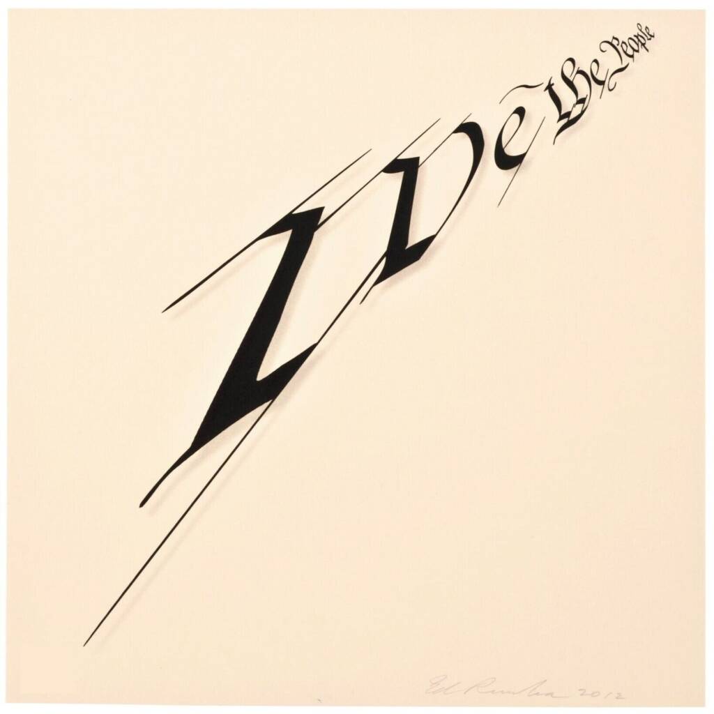Ed Ruscha
Dior Cruise