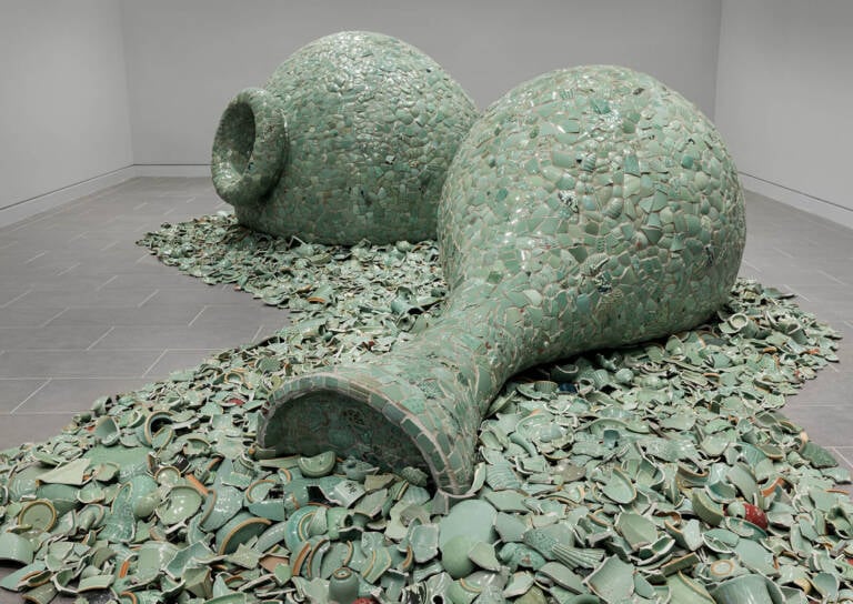 Jean Shin memory in art ceramic installation