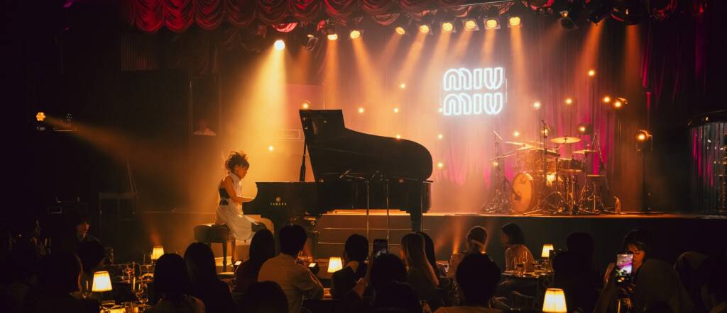 Miu Miu Jazz Club turned Tokyo into a cinematic celebration of music, style, and nightlife 1 miu miu jazz club
Ginza flagship
Miu Miu Upcycled collection