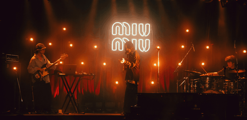 Miu Miu Jazz Club turned Tokyo into a cinematic celebration of music, style, and nightlife 2 miu miu jazz club
Ginza flagship
Miu Miu Upcycled collection