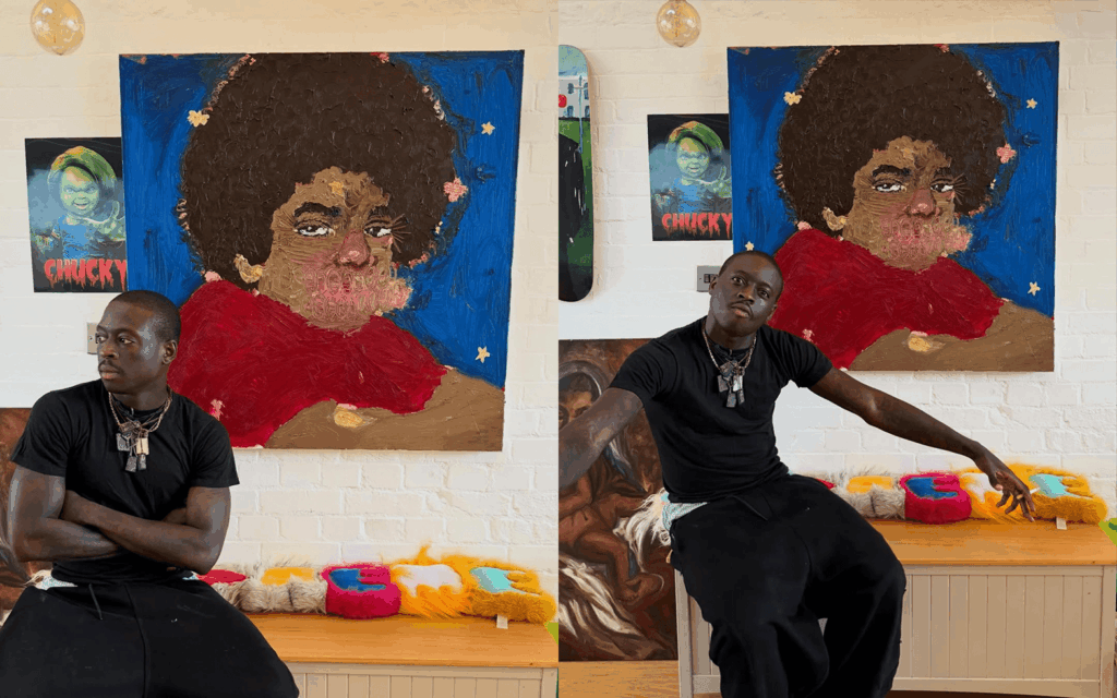 Olaolu Slawn slawn painting Michael Jackson biopic soundtrack