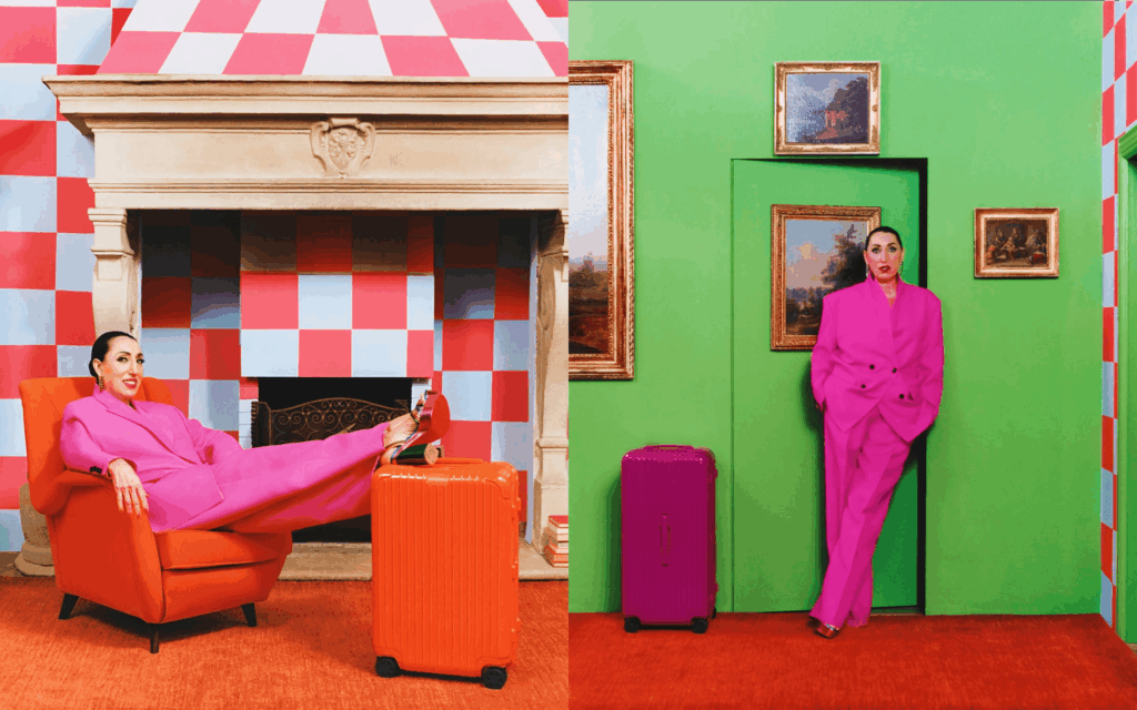 Rossy de Palma RIMOWA new collection
