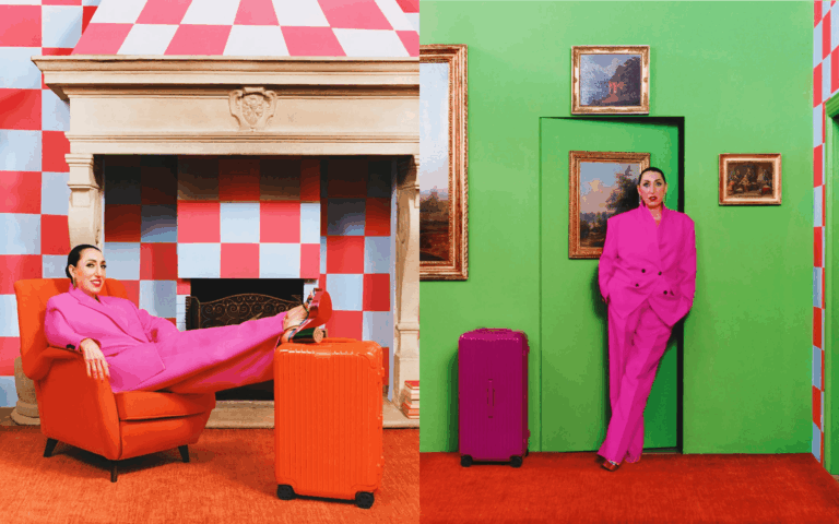Rossy de Palma RIMOWA new collection