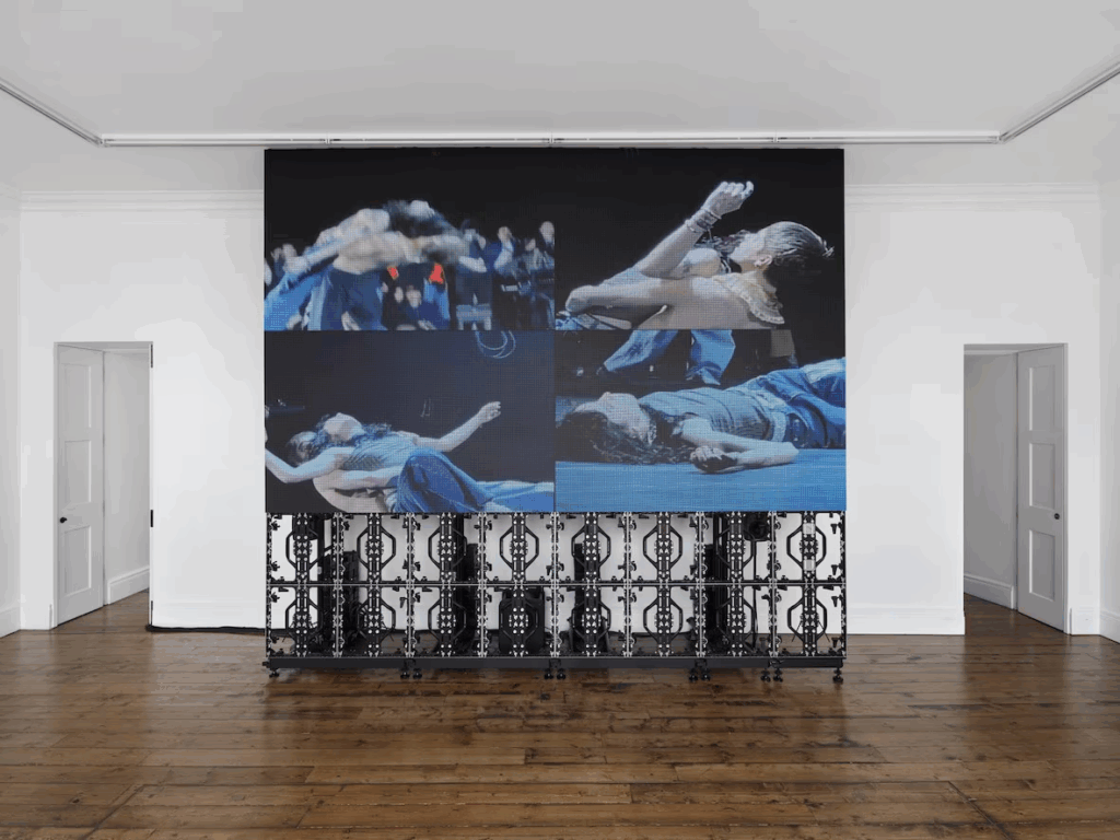 Anne Imhof exhibition body movement in art