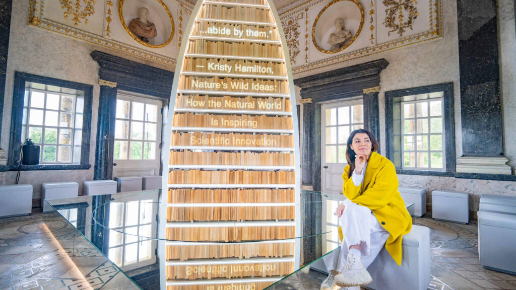 Es Devlin’s ‘Library of the Four Winds’ turns Castle Howard into a monument to literature and light 1 Es Devlin installation
John Vanbrugh
National Year of Reading